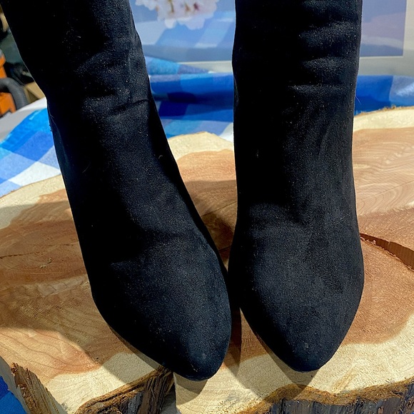 Express faux suede/leather ankle boots - Picture 12 of 12